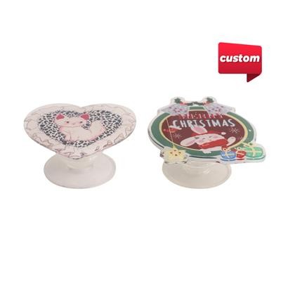 CUSTOM SHAPE ACRYLIC PHONE POP HOLDER