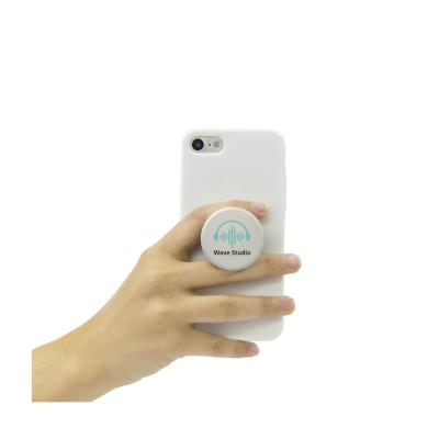 POPSOCKETS® PHONE GRIP in Grey & White