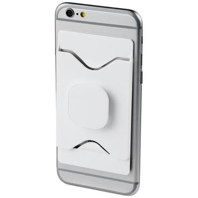 PURSE MOBILE PHONE HOLDER with Wallet in White Solid