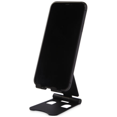 RISE FOLDING PHONE STAND in Solid Black