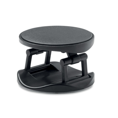 ROUND MOBILE PHONE HOLDER in Black
