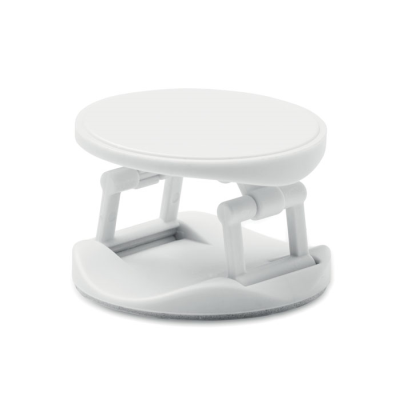 ROUND MOBILE PHONE HOLDER in White