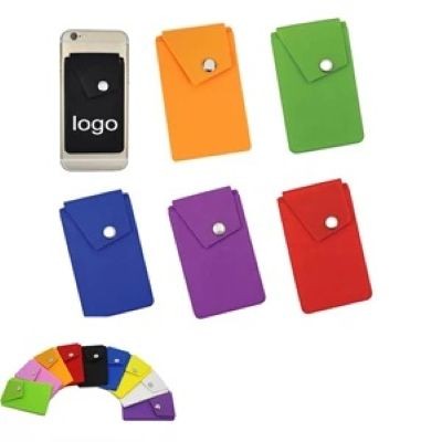 SILICONE CELL PHONE WALLET - PROMOTIONAL CORPORATE GIFT