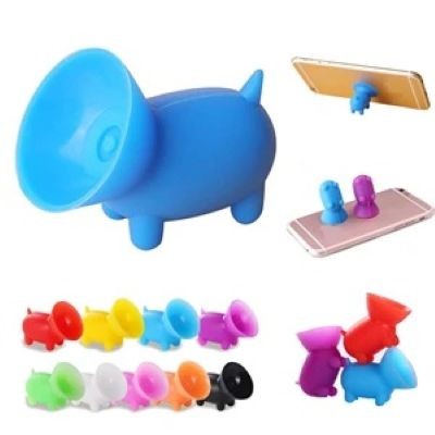SILICONE PIG SMART MOBILE PHONE HOLDER