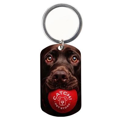 UV PRINTED STEEL KEYRING