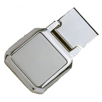 CLIPPER MONEY CLIP in Silver Metal