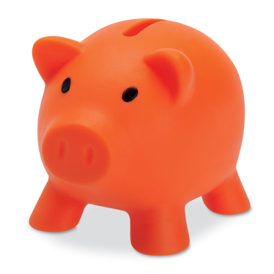 PIGGY BANK in Orange