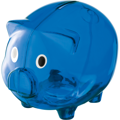 PIGGY BANK LEICESTER in Blue 