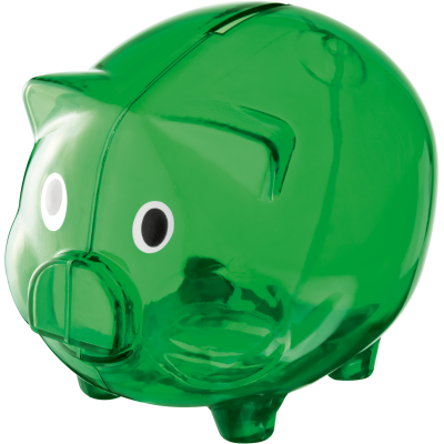 PIGGY BANK LEICESTER in Green 