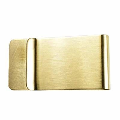 BRUSHED BRASS MONEY CLIP
