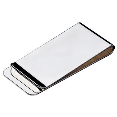 ELEGANCE ECO SILVER METAL MONEY CLIP