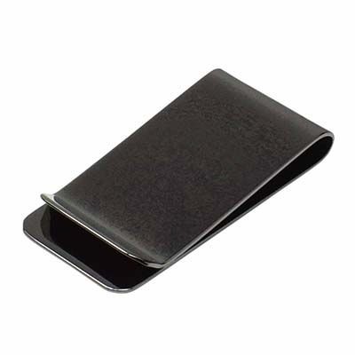 STEEL MONEY CLIP in Black