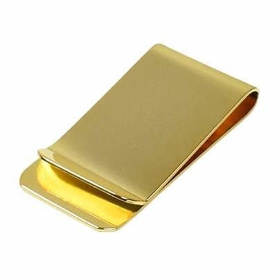 STEEL MONEY CLIP in Gold
