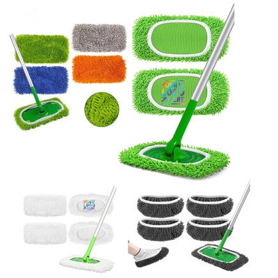 REUSABLE MICROFIBRE MOP PADS COMPATIBLE