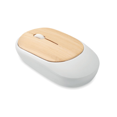 CORDLESS MOUSE in Bamboo in White