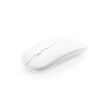 KHAN CORDLESS MOUSE with 500Mah Battery in Recycled ABS in White