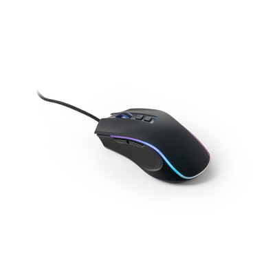 THORNE MOUSE RGB GAMING MOUSE with 15M Cable & ABS Rgb LED Lights in Black