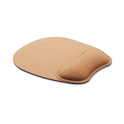 ERGONOMIC CORK MOUSEMAT in Brown