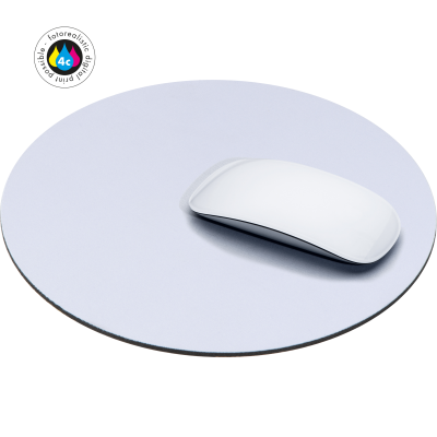 ROUND MOUSEMAT in White