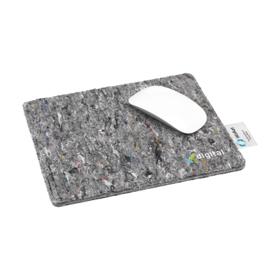 WOLKAT TANGIER RECYCLED TEXTILE MOUSEMAT in Grey