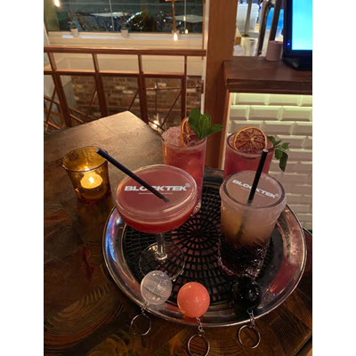 BLOCKTEK DRINK SEAL with Keyring Pouch Holder