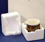 MOULDED EPS POLYSTYRENE CERAMIC POTTERY MUG MAILER