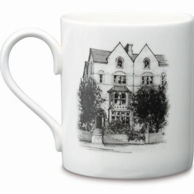 BALMORAL BONE CHINA MUG in White