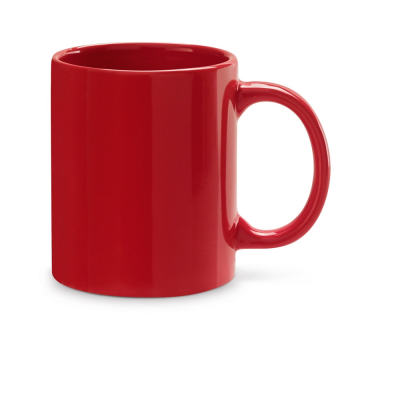 BARINE 350 ML CERAMIC POTTERY MUG in Red