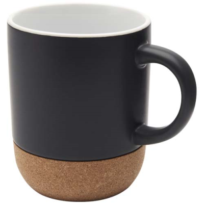 BILLIE 300 ML CERAMIC POTTERY MUG with Cork Details & Matt Finish