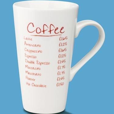 BUTCH LATTE MUG in White