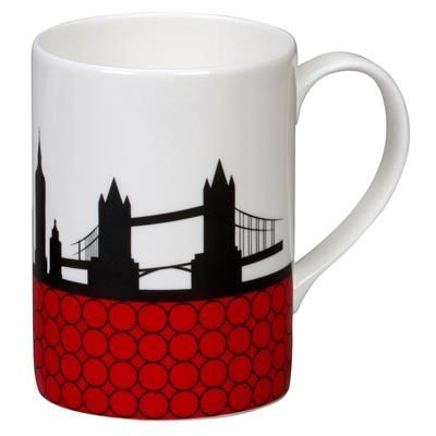 CAN BONE CHINA MUG in White