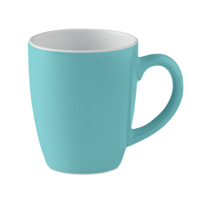 CERAMIC POTTERY COLOUR MUG 290 ML in Blue