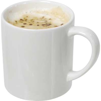 CERAMIC POTTERY MUG (170ML) in White