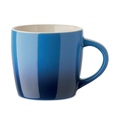 CERAMIC POTTERY MUG 300ML in Blue