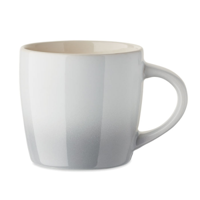 CERAMIC POTTERY MUG 300ML in White