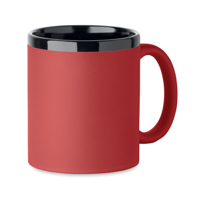 CERAMIC POTTERY MUG FOR LASER 300 ML in Red