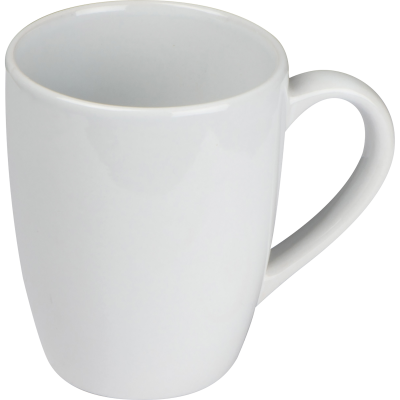 CERAMIC POTTERY MUG in White