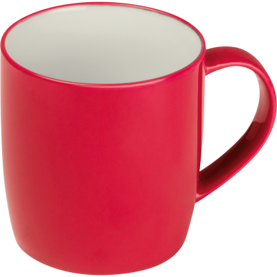CERAMIC POTTERY MUG MARTINEZ in Red 
