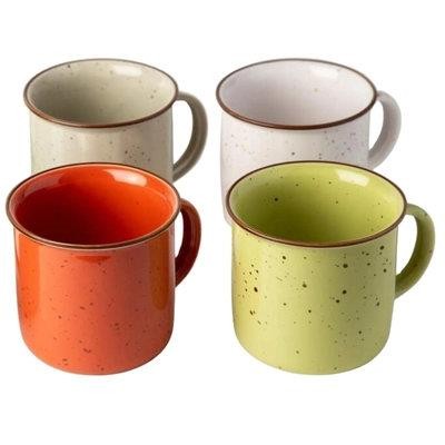 CERAMIC POTTERY SPECKLED CAMPFIRE MUG