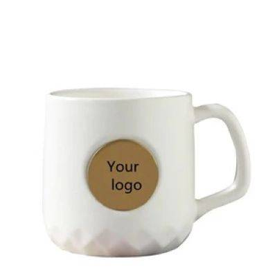 CERAMICS & COPPER COFFEE MUG - PROMOTIONAL CORPORATE GIFT