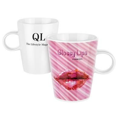 CHRISMA HIGH PORCELAIN MUG with a Small Handle