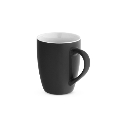 CINANDER CERAMIC POTTERY MUG 370 ML in Black