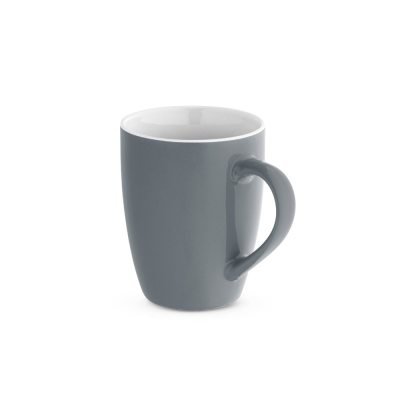 CINANDER CERAMIC POTTERY MUG 370 ML in Grey