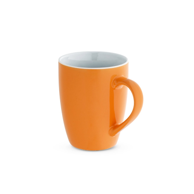 CINANDER CERAMIC POTTERY MUG 370 ML in Orange