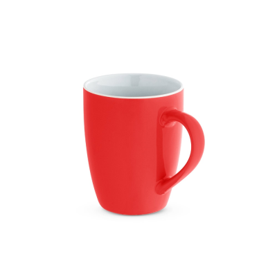 CINANDER CERAMIC POTTERY MUG 370 ML in Red
