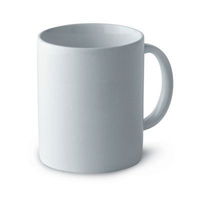 CLASSIC CERAMIC POTTERY MUG 300 ML in White