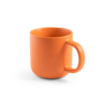 CONSTELLATION 370 ML CERAMIC POTTERY MUG in Orange