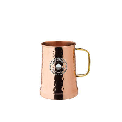 COPPER HAMMERED TANKARD (600ML & 21OZ)