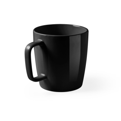 DHONI CERAMIC POTTERY MUG 450 ML in Black
