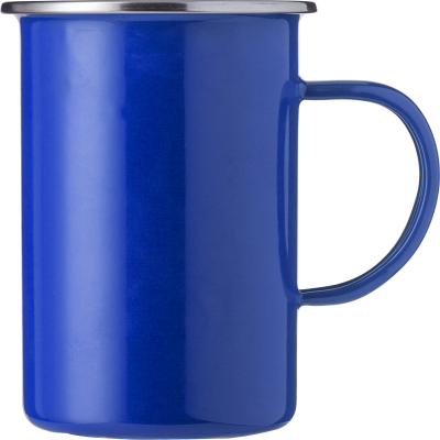 ENAMEL STEEL MUG (550ML) in Blue